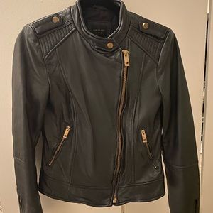 Zara Black Leather Jacket